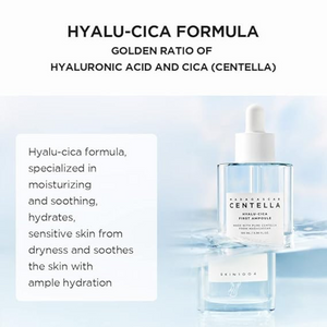 Centella Hyalu-CICA First Ampoule 3.38 fl. oz, 100ml, Soothing Hydration Dry Skin